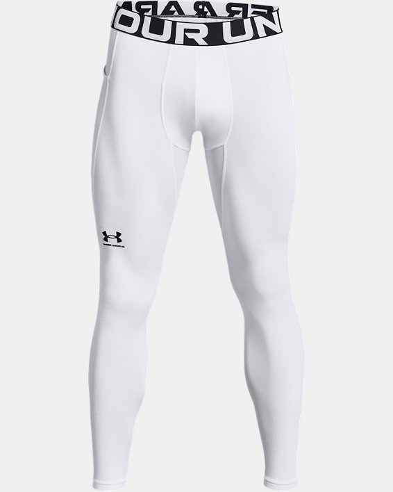 Men's ColdGear® Leggings, White, pdpMainDesktop image number 4